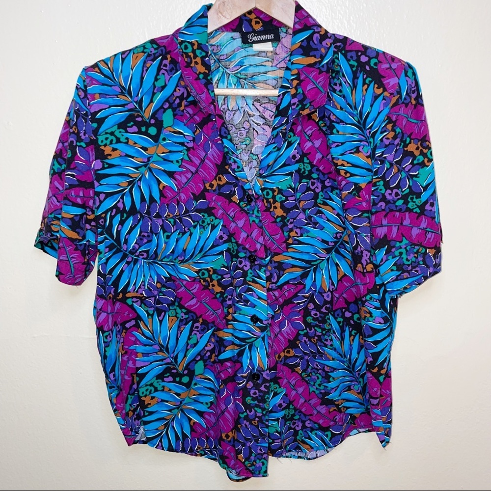 Vintage floral button down